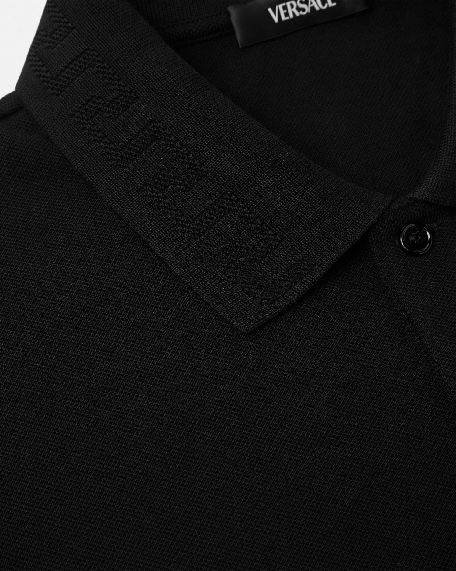 Embroidered Medusa Polo Shirt