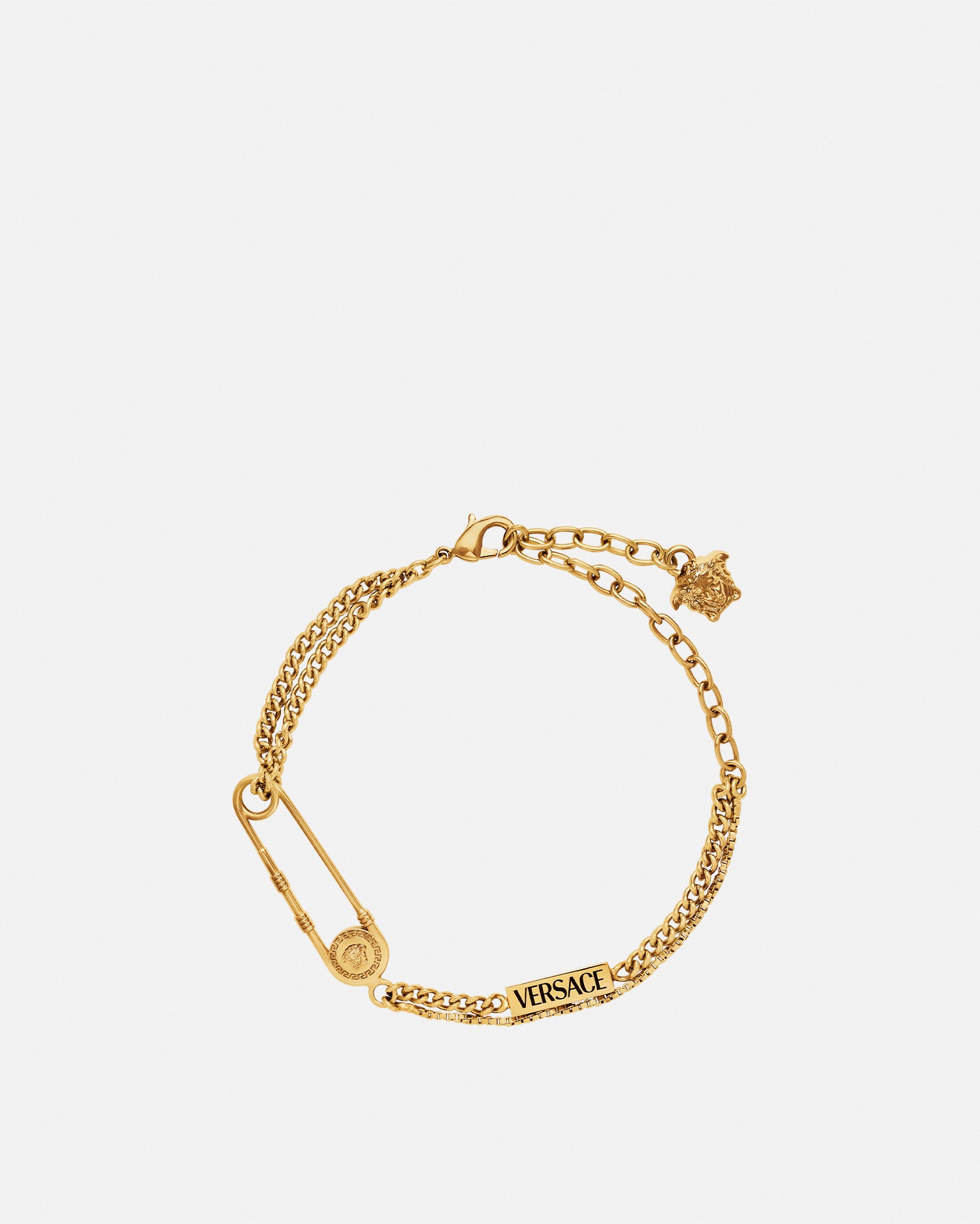 Versace Safety Pin Bracelet