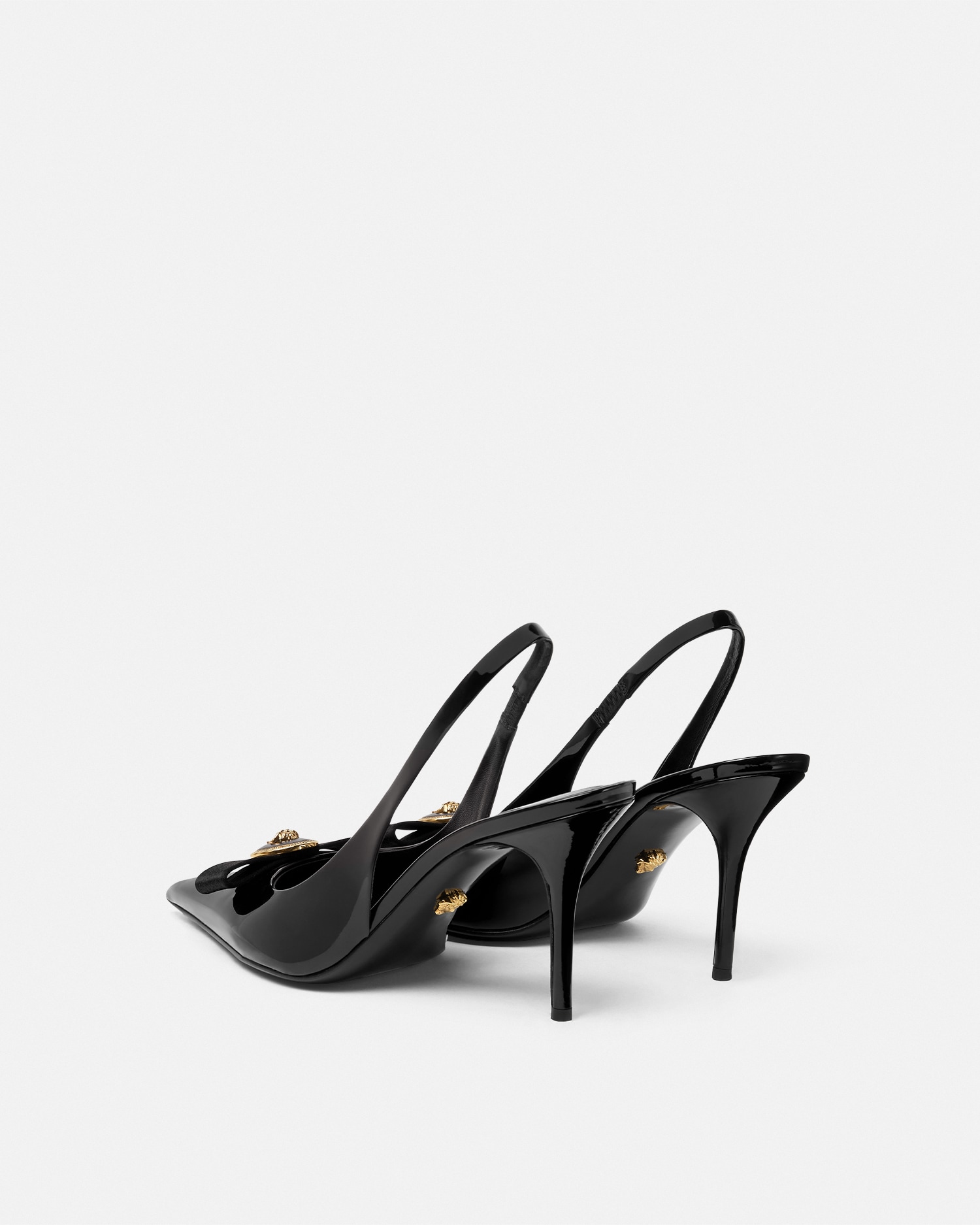 Gianni Ribbon Slingback Pumps 85 mm