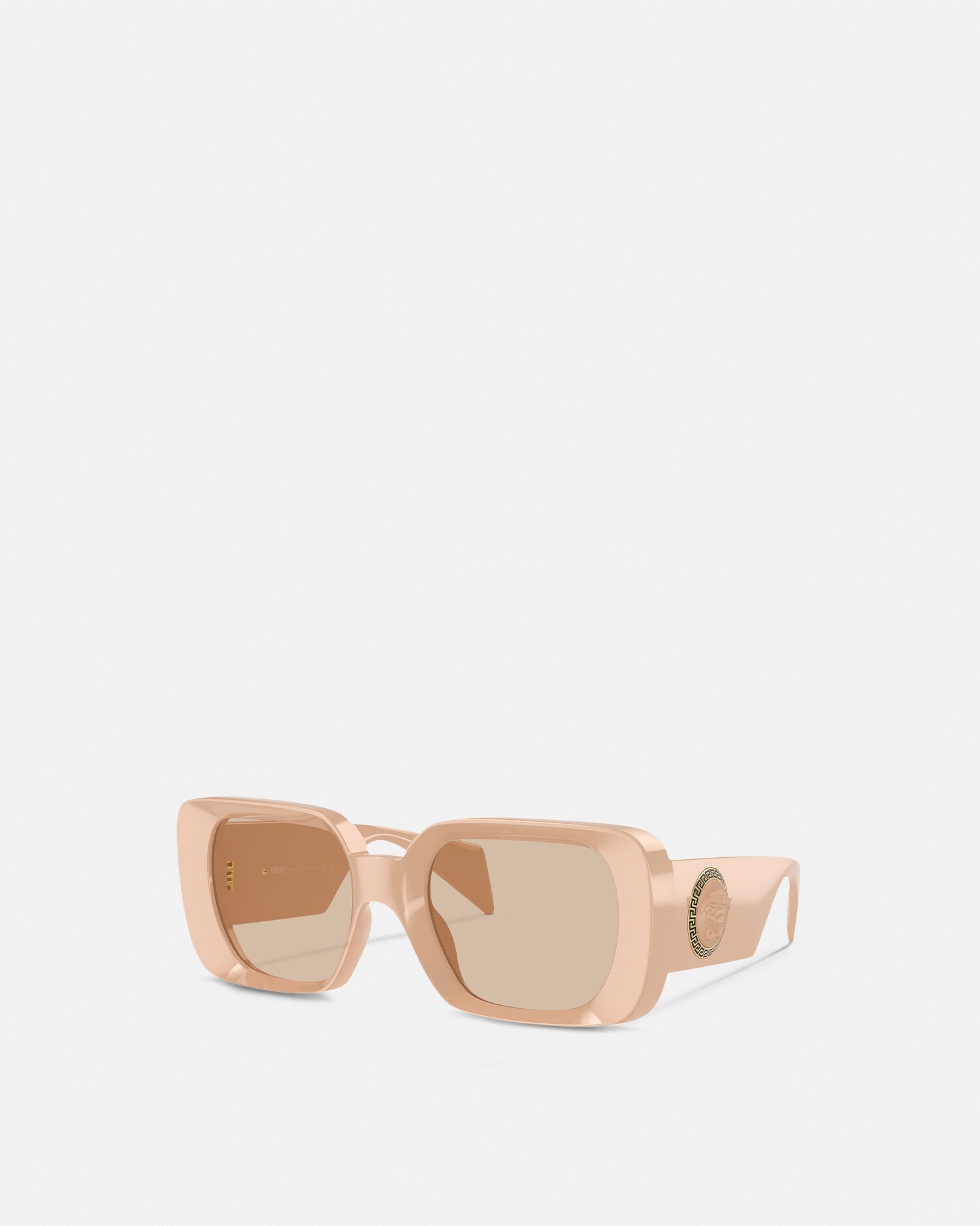 Authentic Versace Medallion Sunglasses in pink Amazon.com: Versace Woman Sunglasses Transparent Pink Frame  main image 2