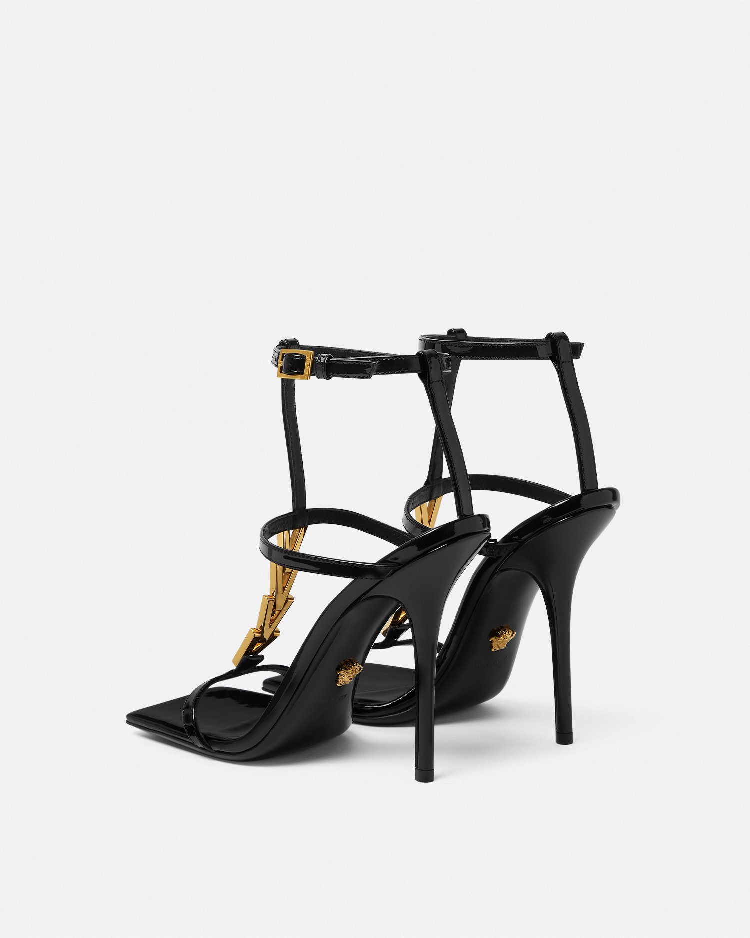V2025 Chain Patent Sandals 105 mm