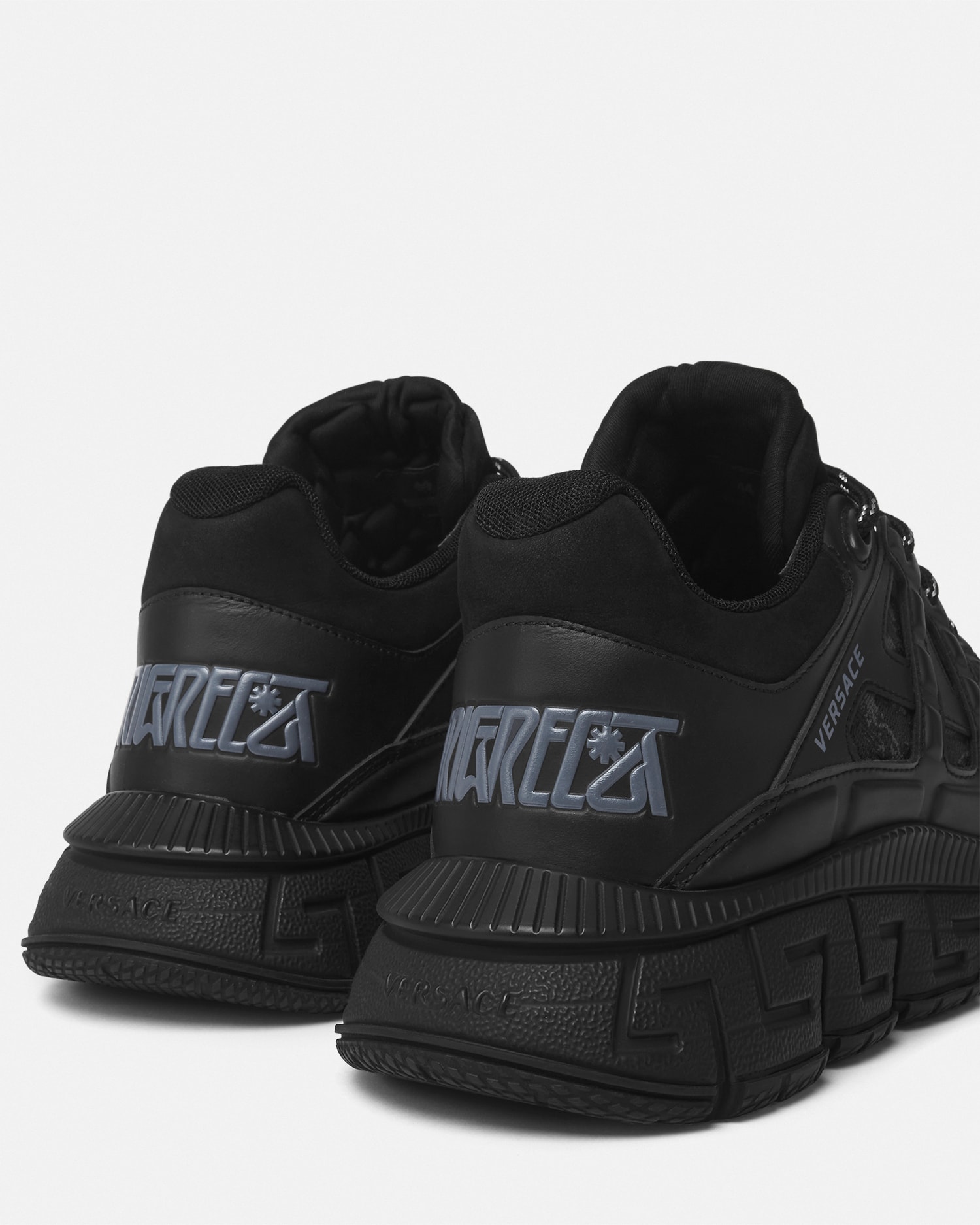 Trigreca Jacquard Leather Sneakers