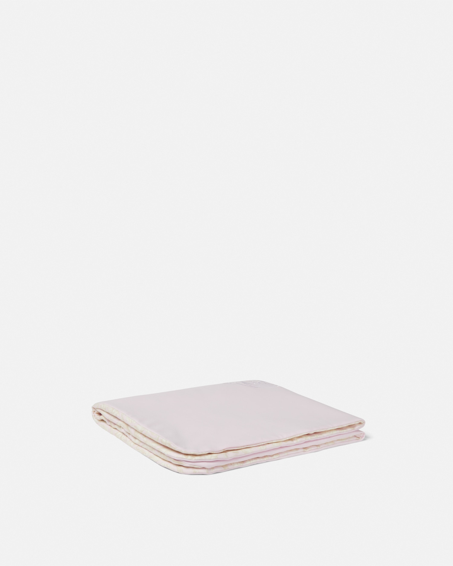 Versace Medusa Padded Baby Blanket In Pink