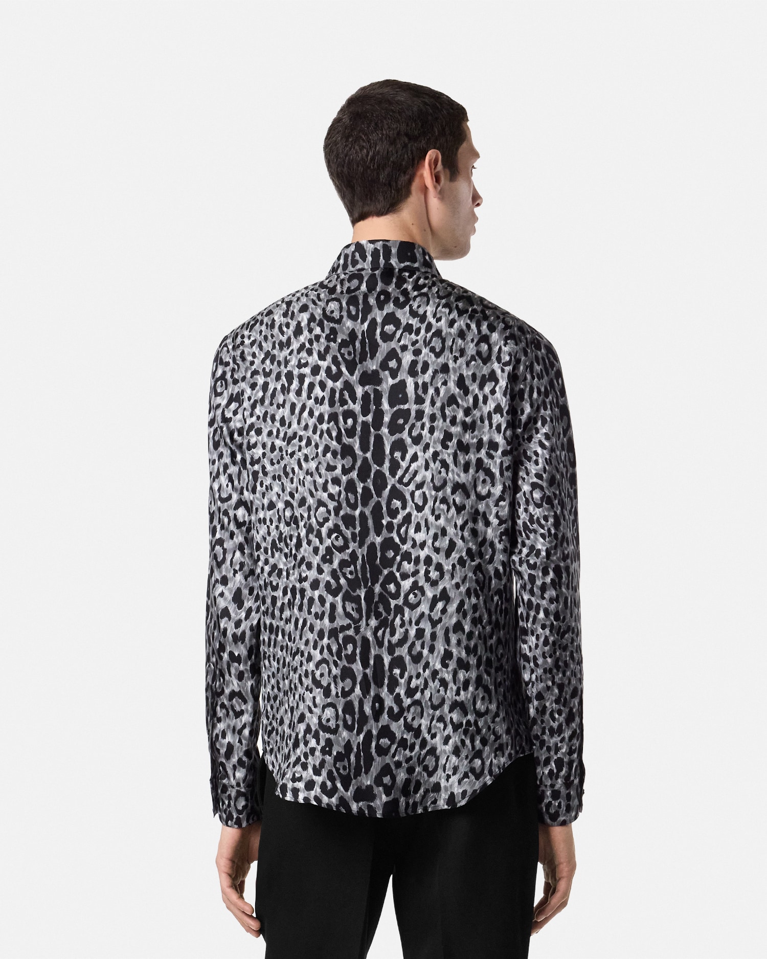 Leopard Silk Shirt