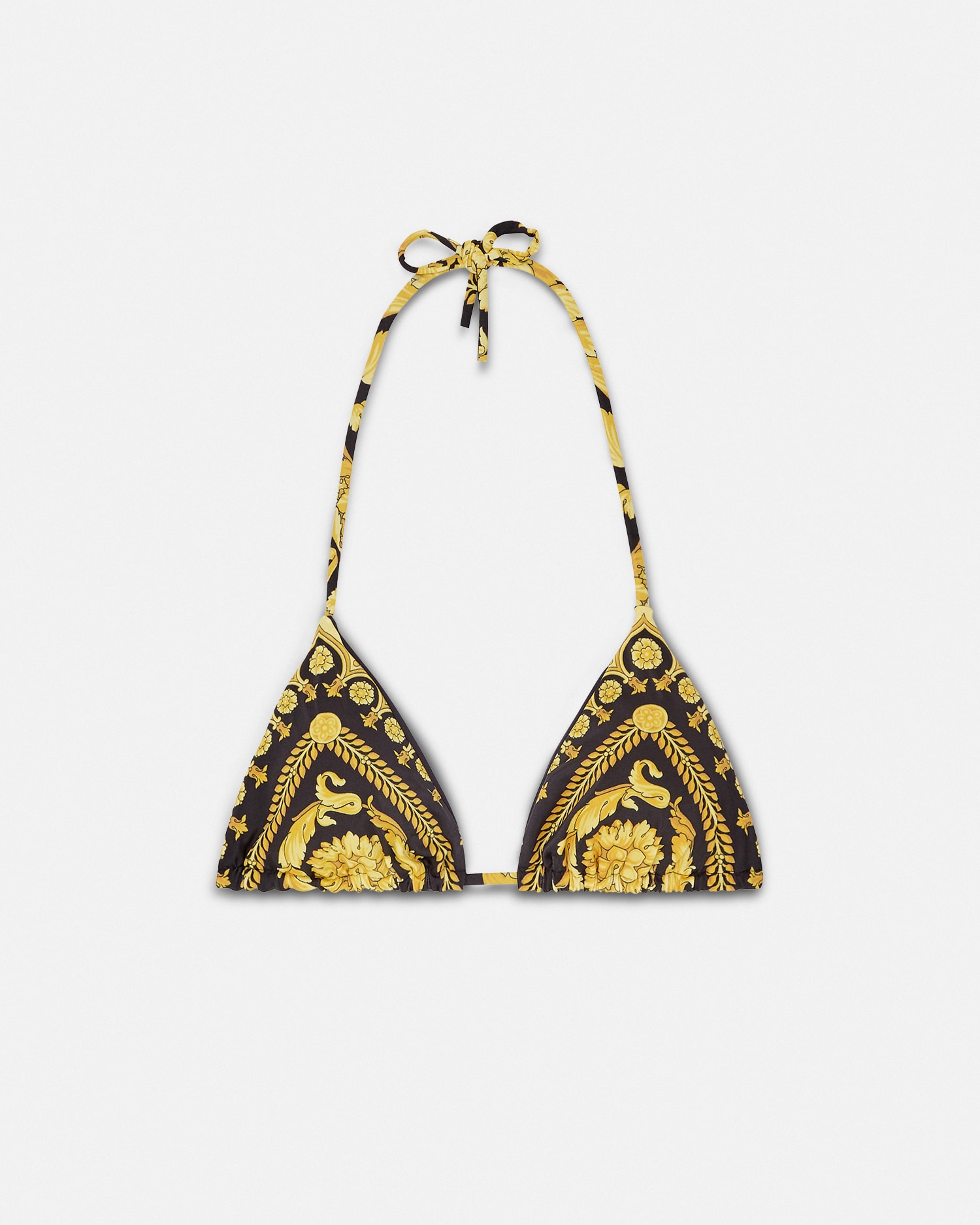 Printed Nylon-Blend Bikini Top