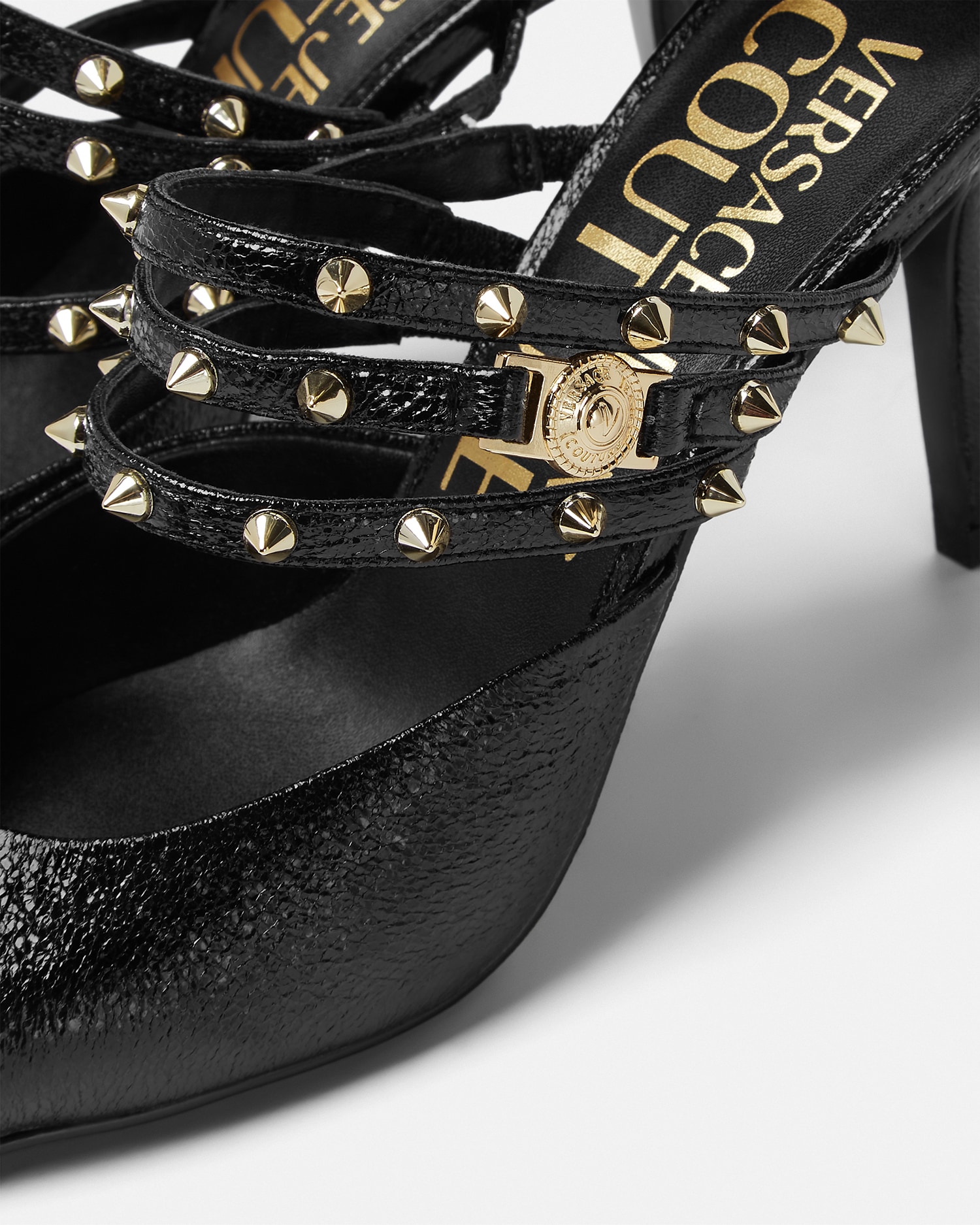 Studded Scarlett Slingback Mid Pumps