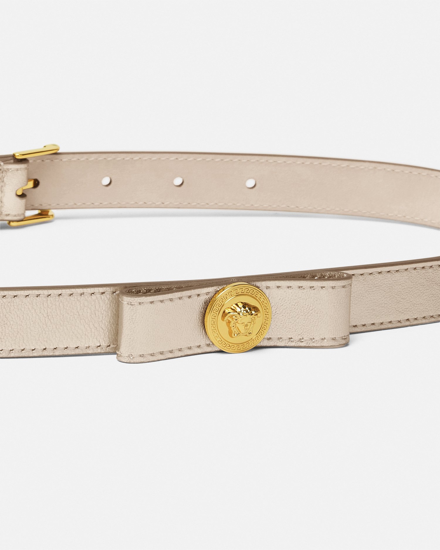 Gianni Ribbon Metallic Kids Belt 0.8"