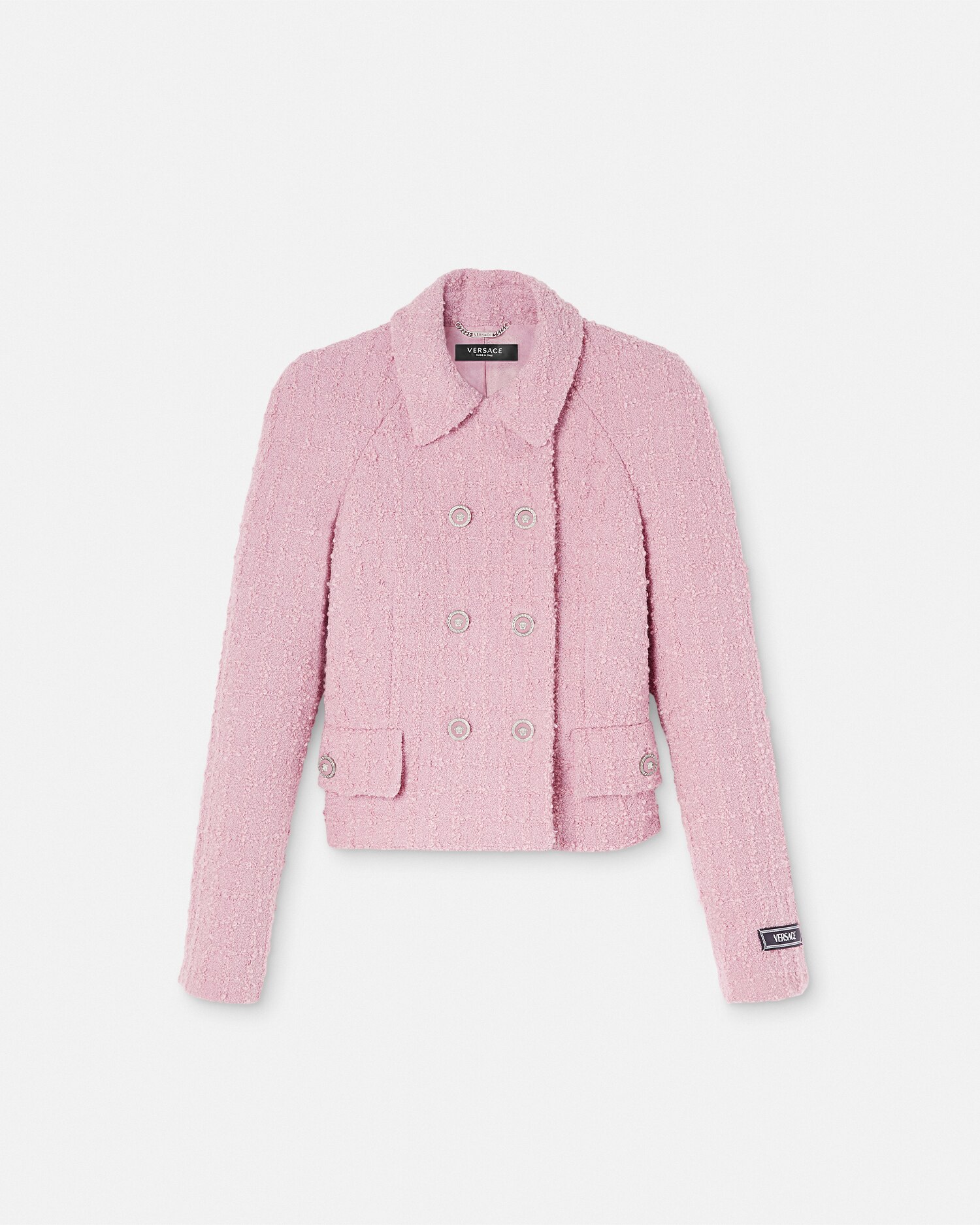 Tweed blouson jacket cheap