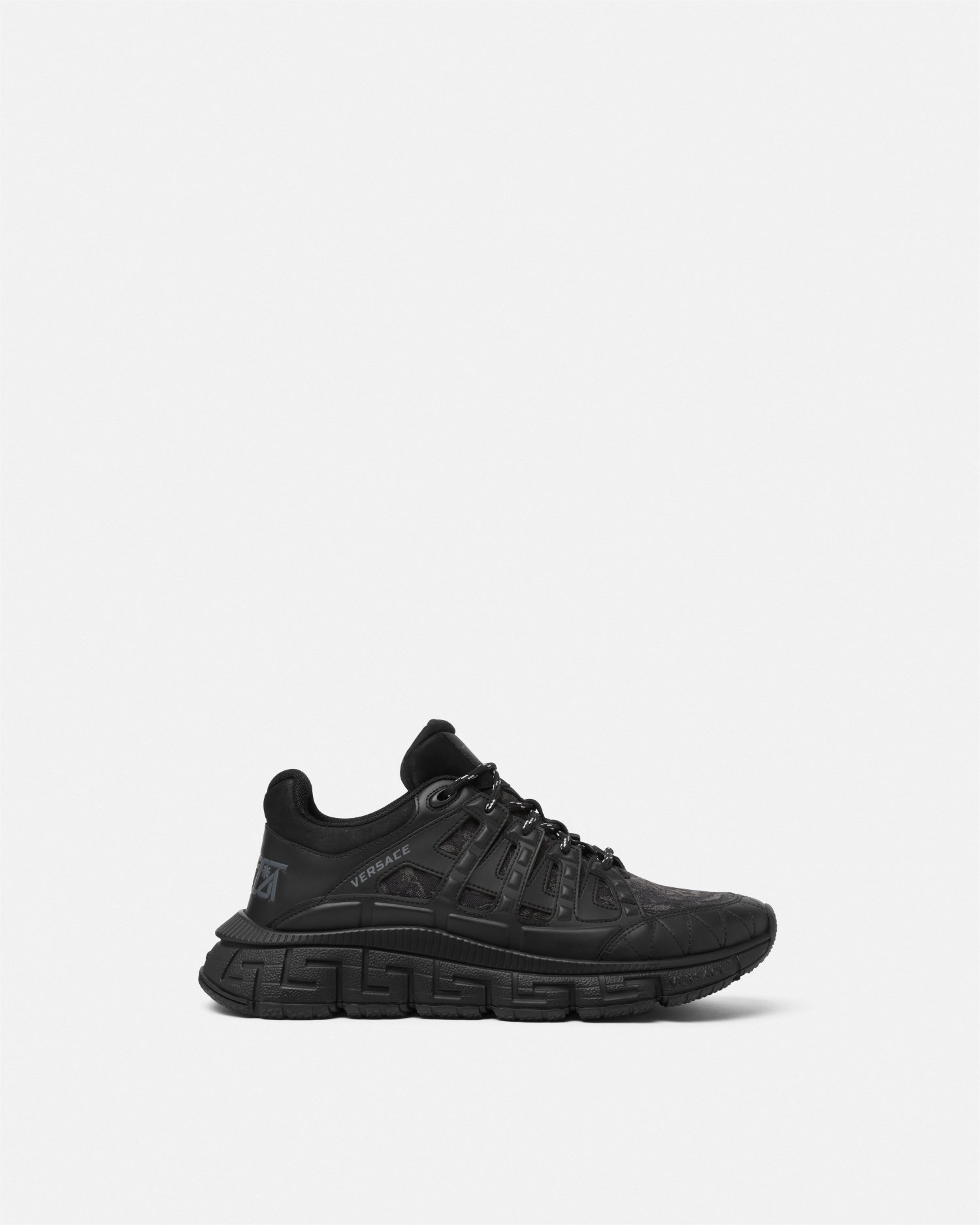 Barocco Jacquard Trigreca Sneakers Black VERSACE
